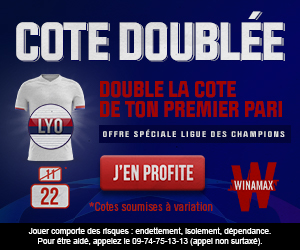 Cote boostée Ligue des Champions Winamax