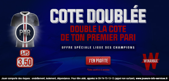 Cote boostée PSG Leipzig Winamax Ligue des Champions