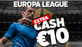 Europa League: Extra Cash de 10€ à gagner !