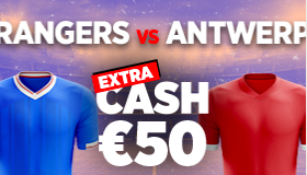 Rangers - Antwerp : Pariez 10€ et Gagnez 50€ !