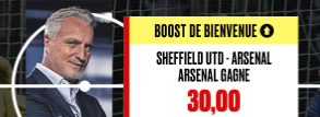 Boost bienvenue PokerStars Sheffield Arsenal Premier League