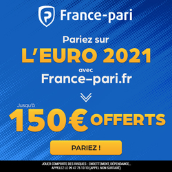 Bonus France Pari 150€ avis et test bookmaker