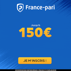 Bonus France Pari 150€ avis et test bookmaker