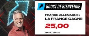 Euro 2021 Victoire France Allemagne boost 25 PokerStars Sports
