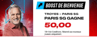 Ligue 1 Troyes PSG boost 50 PokerStars Sports