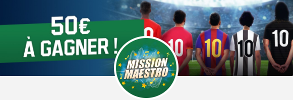 Mission Maestro Unibet 50 freebet