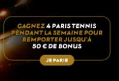 Masters Paris Bercy : Validez 4 paris et empochez 50€ de freebet !