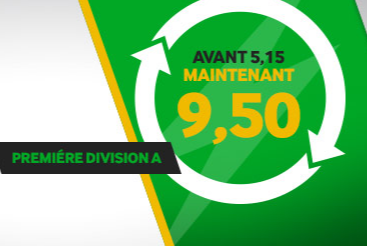 Jupiler Pro League : Combiné boosté à 9.50 sur Betway !