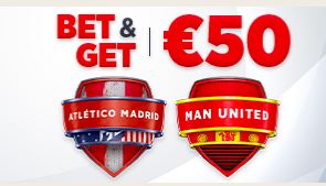 Atletico Madrid Manchester United : Pariez 10€ et Gagnez 50€ !