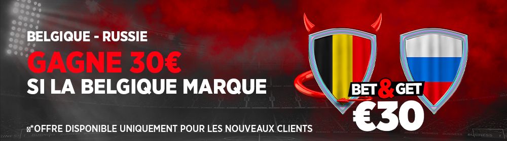 Bet and Get Ladbrokes Belgique Russie Euro