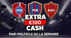 Gagnez 100€ en cash en plus de vos gains en Ligue des Champions !