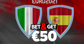 Italie Espagne : Pariez 10€ et Gagnez 50€ !