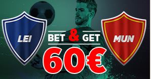 Extra Cash de 60€ si Ronaldo marque contre Leicester !