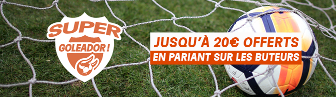 Goleador PMU 10€ freebet