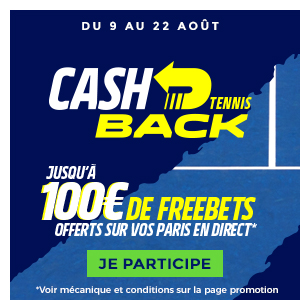 Parions Sport Cashback Tennis