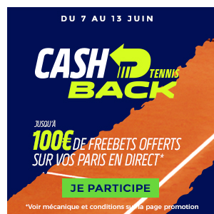 Parions Sports Defi 100€ Roland Garros