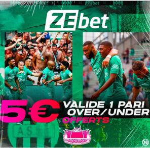 Saint Etienne PSG : 5€ de freebet offert !