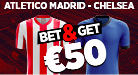Atletico Madrid - Chelsea : Pariez 10€ et Gagnez 50€ !