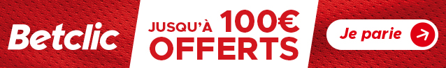 Bonus Betclic 100€ offerts avis et test bookmaker