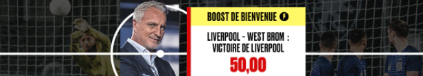 Boost bienvenue PokerStars Sports Liverpool West Brom Liverpool 50