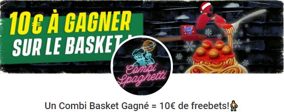 Combi Spaghetti 10€ freebets Unibet