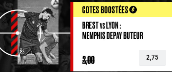 Grosse cote Pokerstars Sports Brest OL Ligue 1