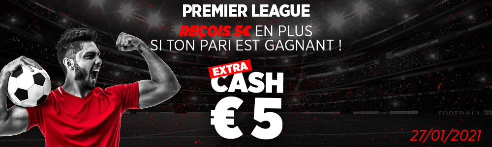Extra Cash 5€ Ladbrokes Premier League