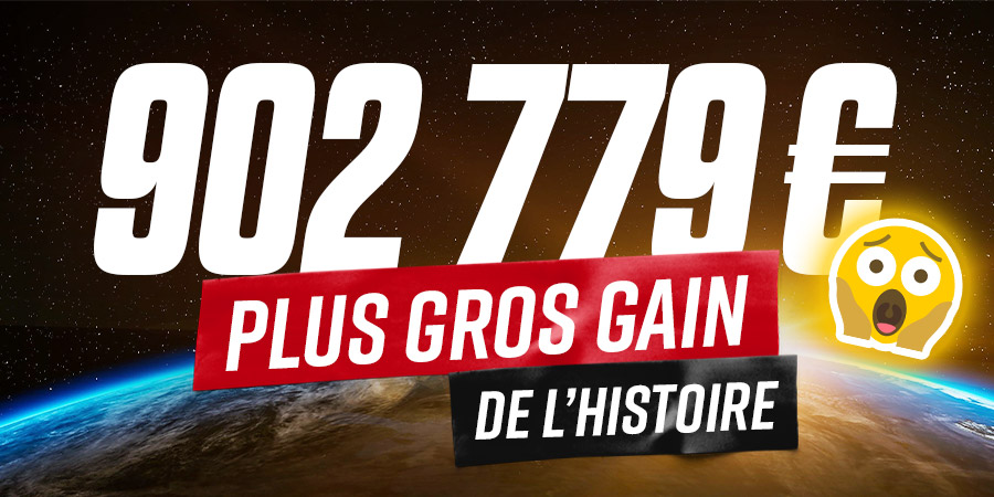 902 779€ : Un parieur décroche le plus gros gain de l'histoire !