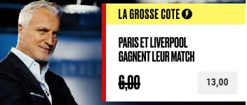 Grosse cote Pokerstars Sports PSG Liverpool Ligue des Champions