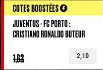 Boost Cristiano Ronaldo Buteur Juventus Porto Ligue des Champions