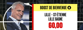 Boost bienvenue PokerStars Lille Saint Etienne Ligue 1