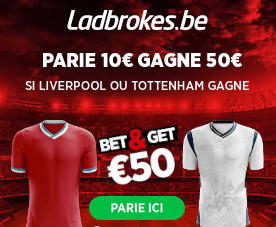 Liverpool - Tottenham : Pariez 10€ et Gagnez 50€ !