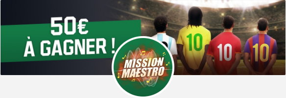 Mission Maestro Unibet 50e de freebets