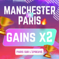Vos gains doublés sur City PSG !