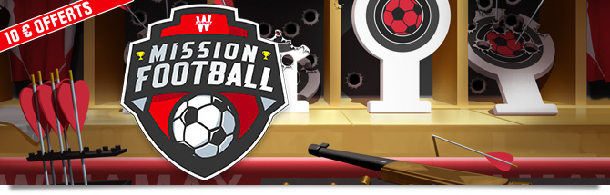 Mission Football Winamax 10€ freebets 