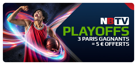 Bonus Netbet 5€ freebets Playoffs NBA