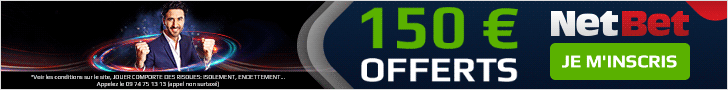 Bonus Netbet 150€ avis et test bookmaker