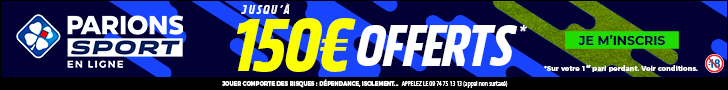 Bonus Parions Sport 150€ avis et test bookmaker