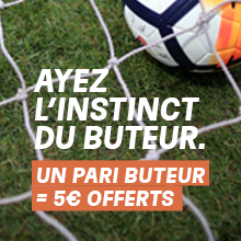 PMU : Pariez sur les buteurs et gagnez 5€ de freebet !