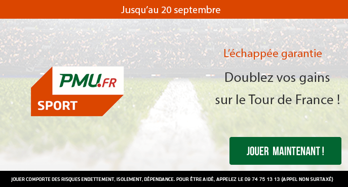 PMU : Doublez vos gains sur le Tour de France !