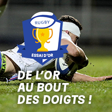 Marqueurs d'essai au rugby : Gagnez 5€ sur PMU !