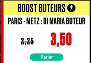 PSG - Metz : Di Maria buteur boosté sur PokerStars Sports !