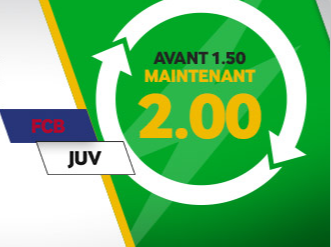 Barcelone - Juventus : Ronaldo ou Messi buteur boosté à 2.00 !