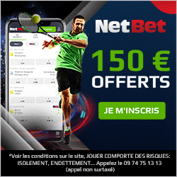 Bonus Netbet 150€ avis et test bookmaker