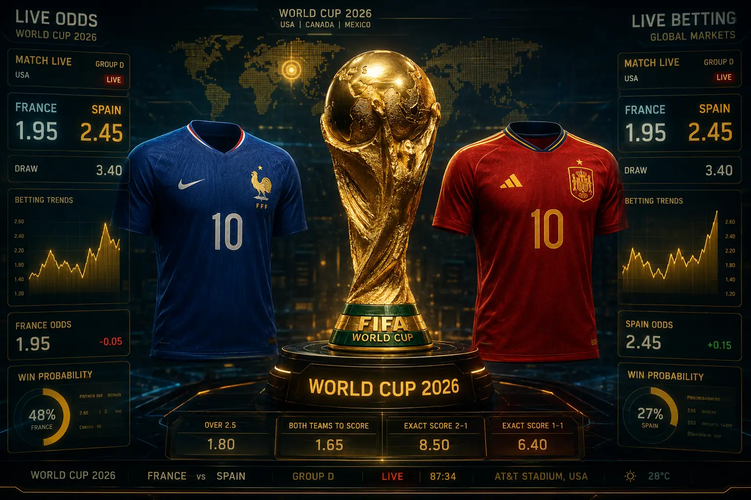 Comparateur de cotes Coupe du Monde 2026 : Où parier sur le vainqueur final et les groupes ?