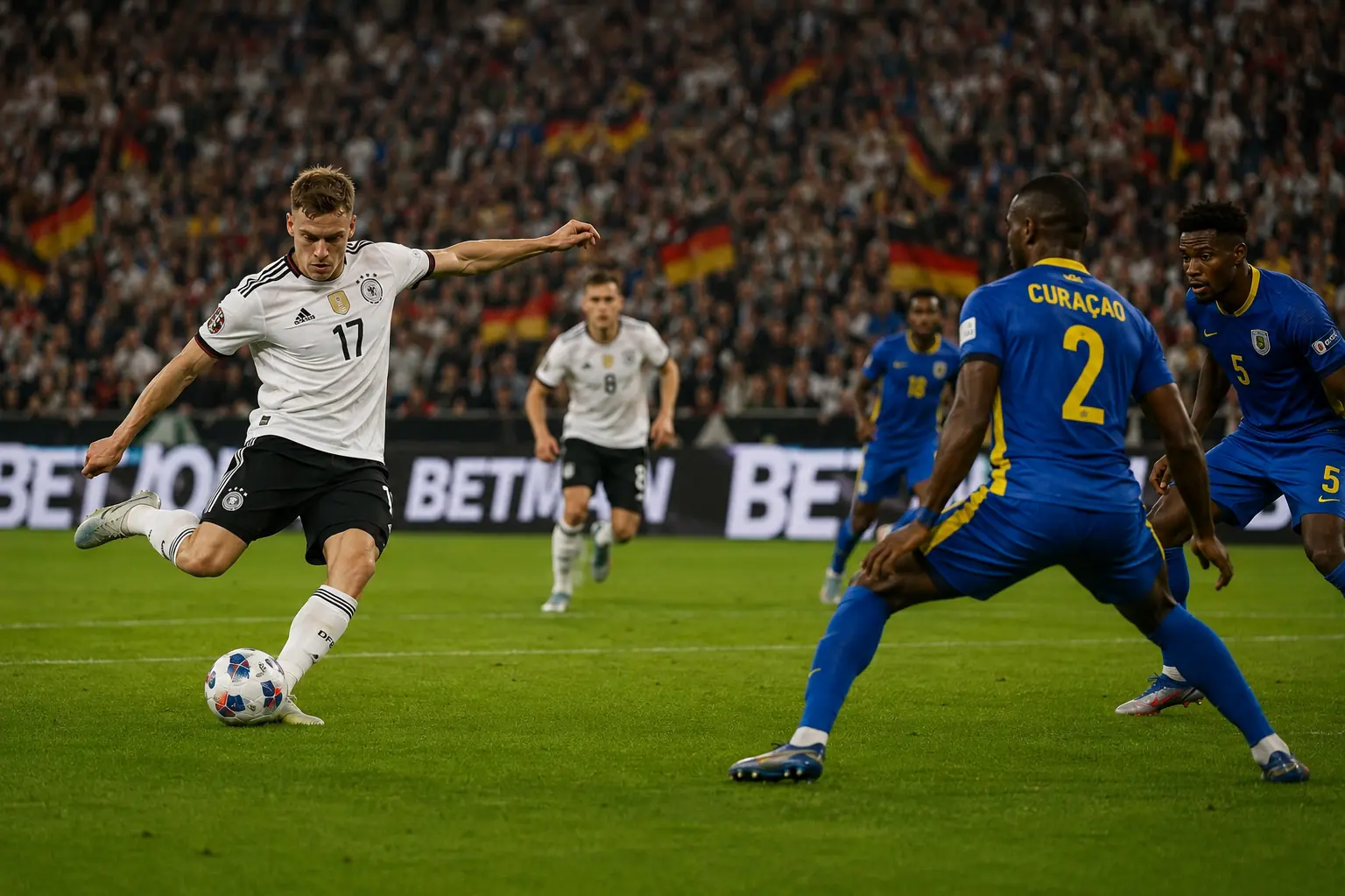 Pronostic Allemagne Curaçao : Comment parier sur ce duel déséquilibré ? (Cotes & Handicap)