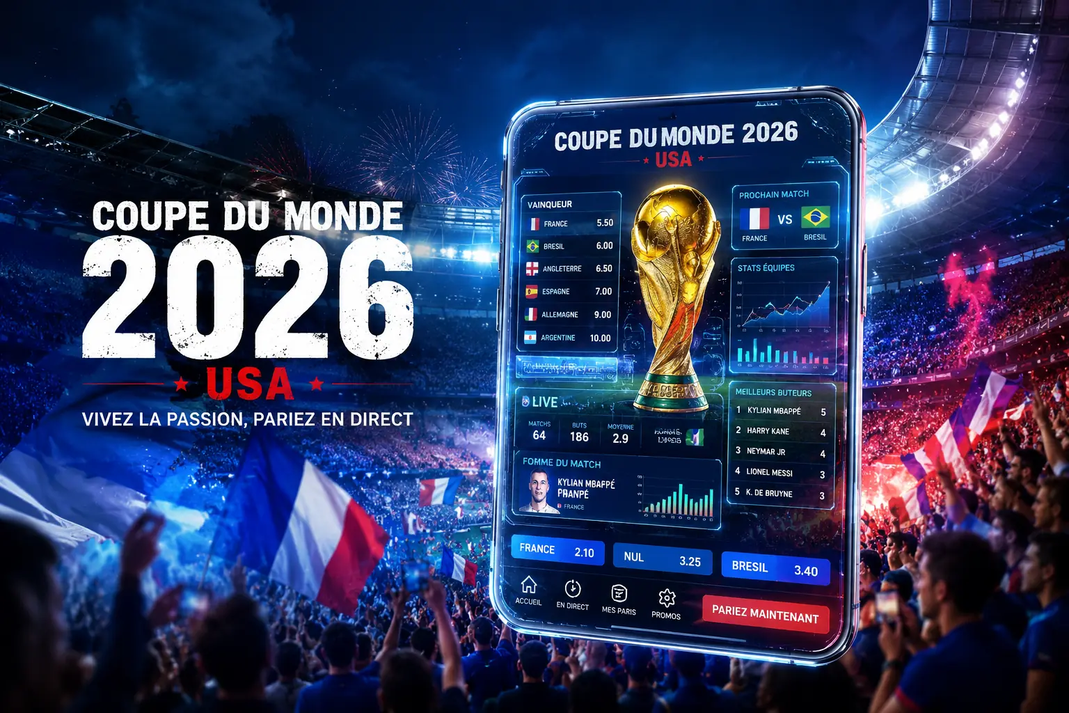 Objectif USA 2026 : Suivez les Bleus et boostez vos pronos avec Coteur pendant la Coupe du Monde