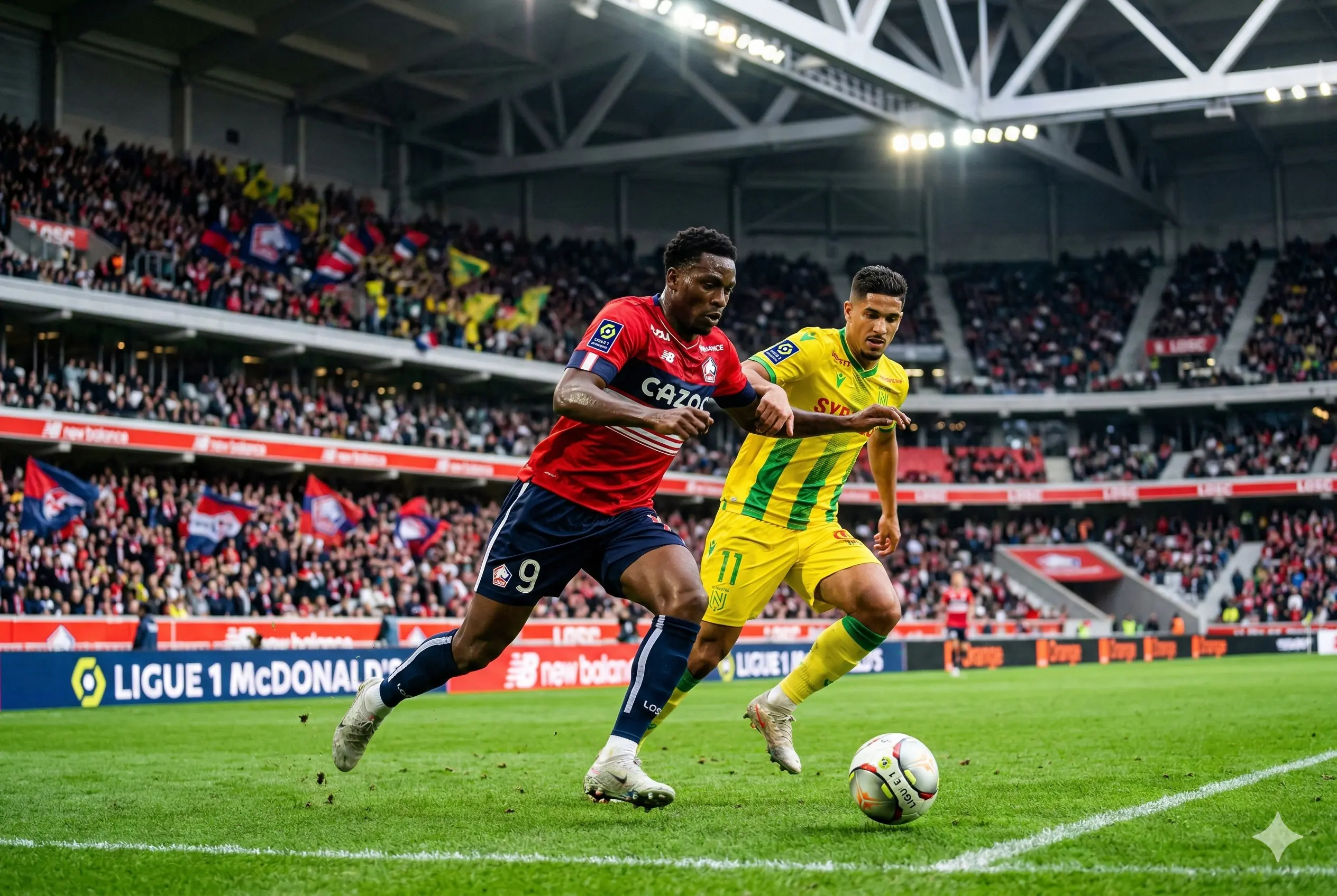 Pronostic Lille - Nantes : Cotes, statistiques et analyse du match de Ligue 1